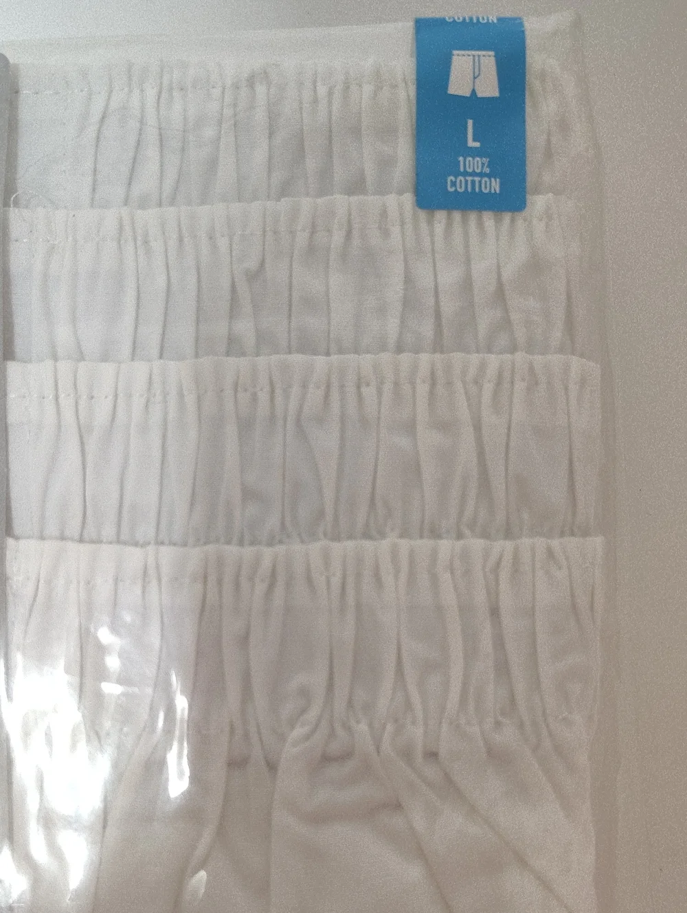 Stafford White 4-Pack Woven Men’s Boxers Underwear - Size L 36-38